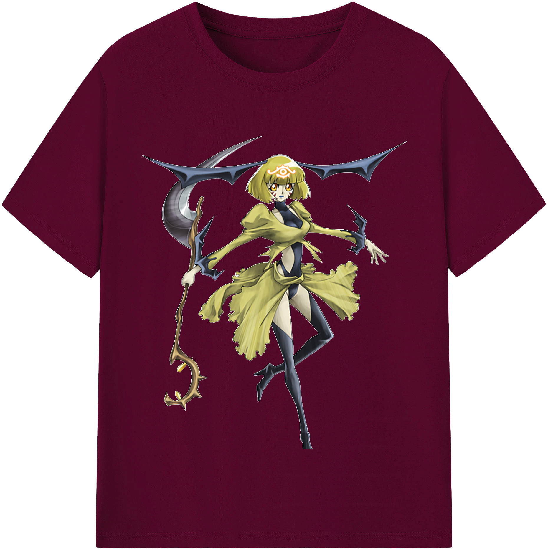（画像用） 遊☆戯☆王 Yu-Gi-Oh! レディースカジュアルプリントTシャツ（綿100％）